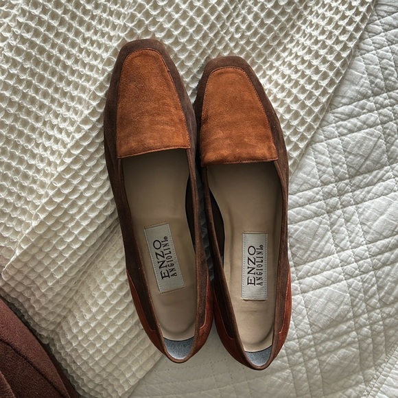 Enzo Angiolini Shoes - NWOB Enzo Angiolini Brown Suede Loafers